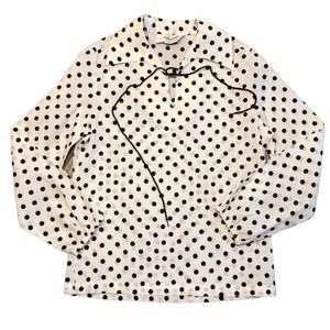 Glenbrook Vintage Poke A Doke Tye Neck Blouse